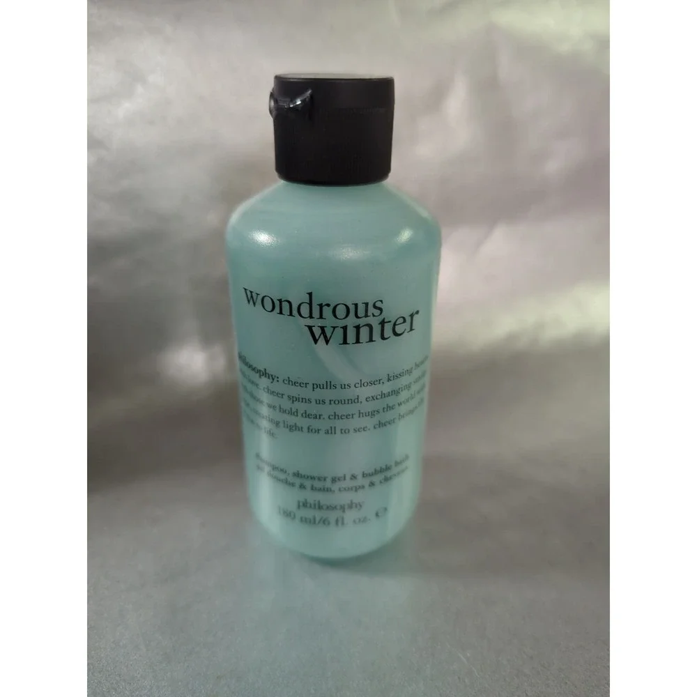 Philosophy wondrous winter‎ Shower gel bubble bath shampoo 6 fl oz NEW